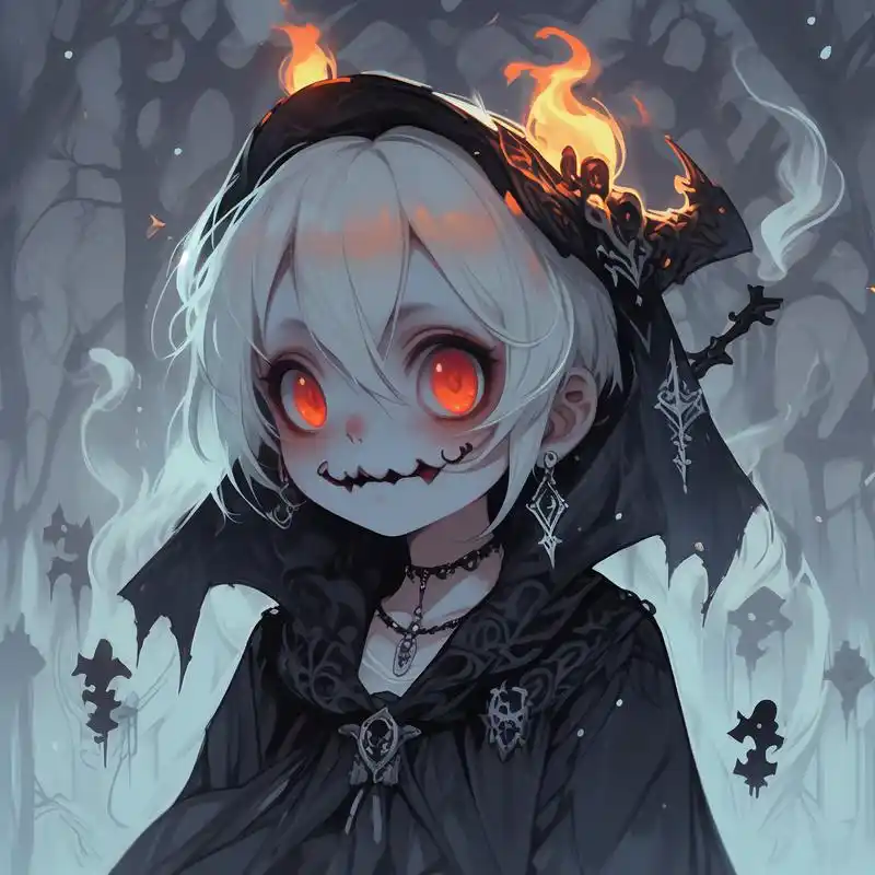 92哥特风恐怖鬼头头像 94 探索黑暗与神秘的交融,为你带来一组