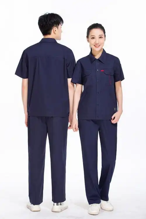 工作服夏装款式(凉快的劳保工作服)