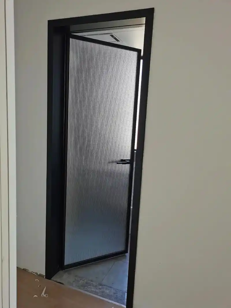 卫生间门/16x45,黑色,极窄,长虹玻璃,透光不透影,2, - 抖音
