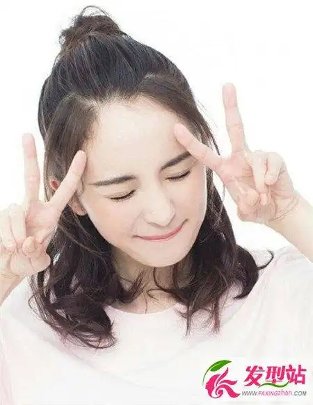 短发lob半扎发图片 最新短发半扎发-发型设计-美发发型网