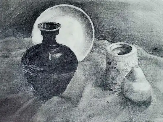 素描五级优秀作品