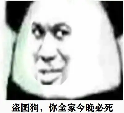 盗图狗,你全家今晚必死