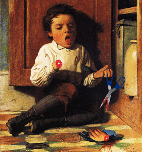 魔性了年度最佳毁画逗逼梵高达芬奇毕加索等1000位大师名画都栽在他手