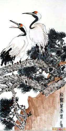 吴门画派张继馨水墨画作品赏析(8)_中国名画_百科_我爱画画网_一个