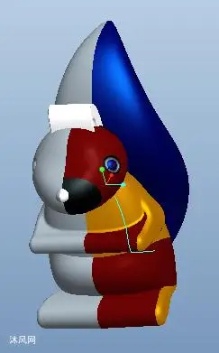 卡通老鼠模型(松鼠ug10.0) - 人体/动物模型图纸 - 沐风网