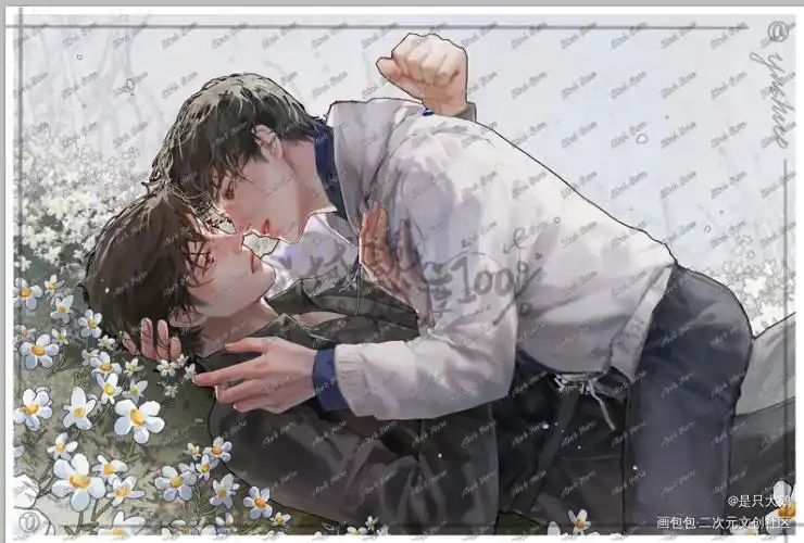 李简61花朝_你却爱着一个傻逼188男团李简李玉简隋英水千丞绘画作品