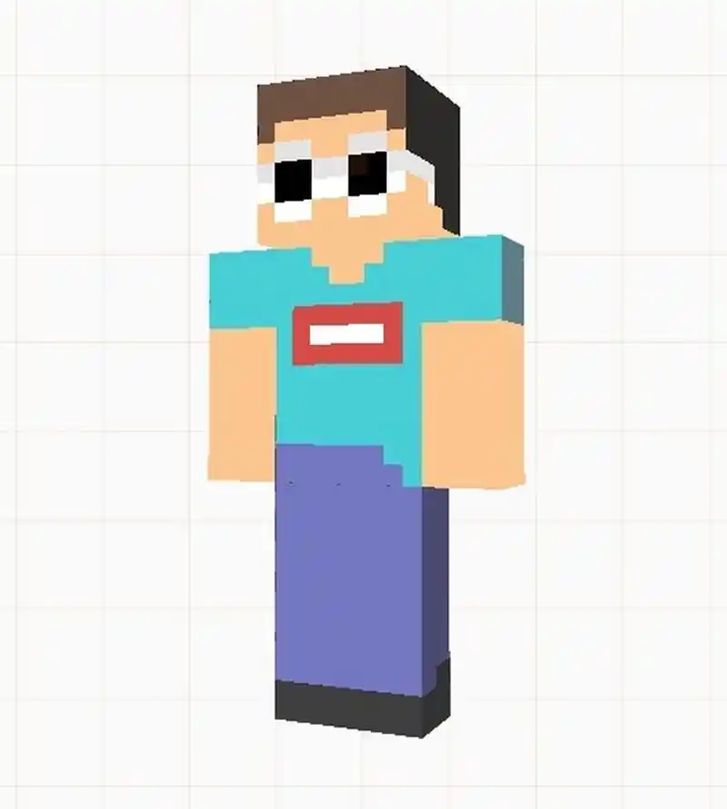 分享mc皮肤:georgenotfound的皮肤(纯手工制作,有水印)[滑稽]