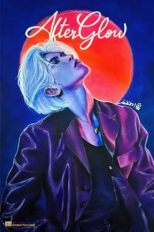 cxknothing lasts forever@蔡徐坤afterglow-蔡徐坤手绘┊@micio醒