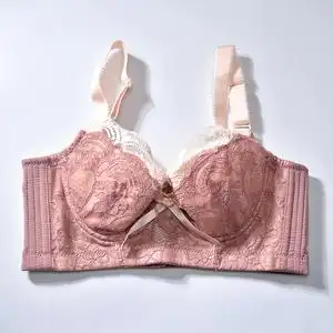 五排扣软钢圈内衣聚拢文胸调整型圆盘胸上托收副乳无海绵薄款纯棉