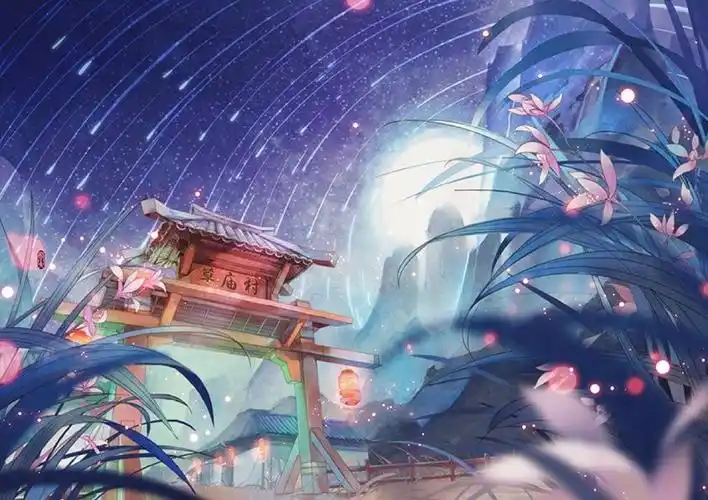 古风插画/古风壁纸 唯美古风意境壁纸【图:@郭小天__ 】冬无愆阳, 夏