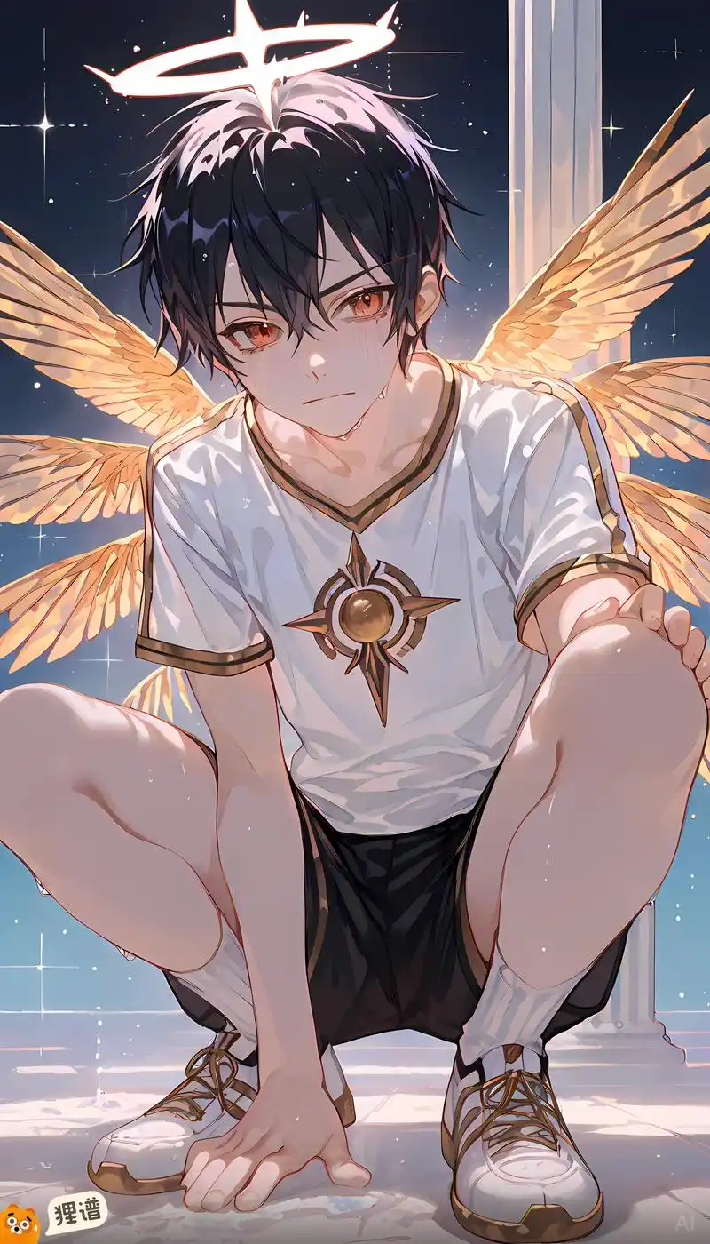 小孩子看了都点赞.#静态壁纸 #二次元 #二次元男孩