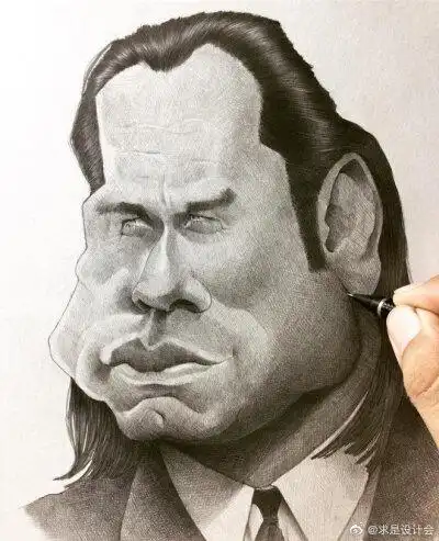 夸张的漫画儿童画