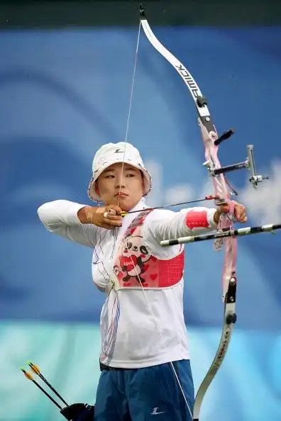 图文奥运女子射箭个人赛决赛韩国选手发挥稳定