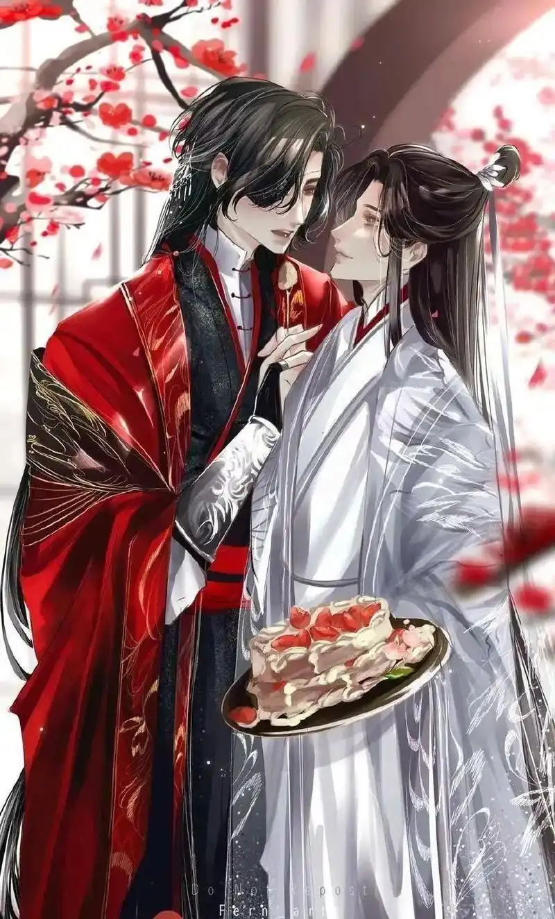 天官赐福 #花城 #谢怜 扛起我的花怜大旗!这个图他总是发 - 抖音