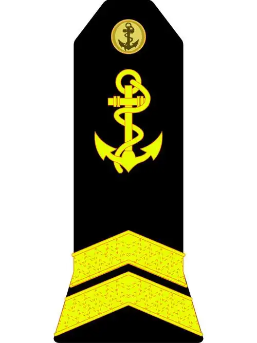 红色船锚图案下加一道红色拐法国海军上等兵红色船锚图案法国海军列