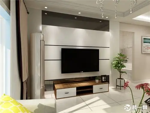 电视背景墙深咖网大理石圈边抛光大理石配上祥云图案描边美观大气使得