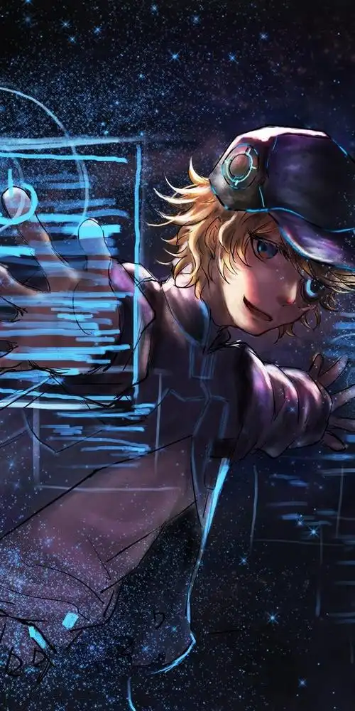 《全员恶玉》骇客,动漫全面屏壁纸