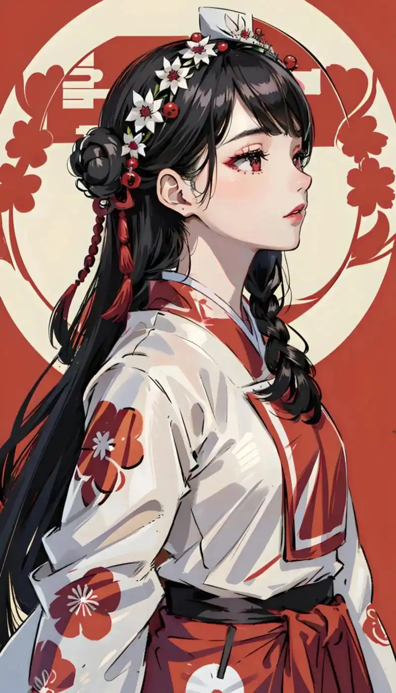 那时飞花已远,谁共一晌痴念 #创作灵感#侧脸#古风人物绘画  - 抖音