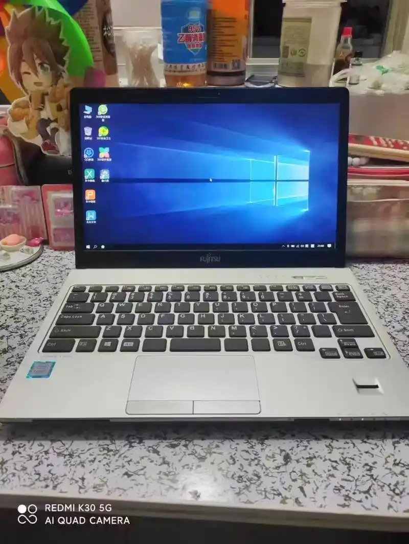 靓货.[色]靓机转卖:7代i5游戏办公轻薄富士通笔记本电脑, - 抖音