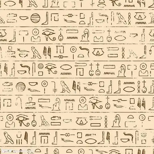 古埃及符号动物图案图片