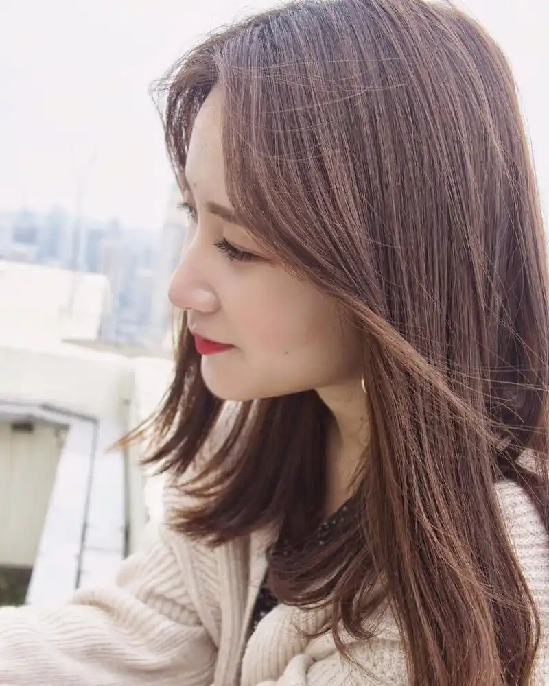 发型| 染发 浅巧克力色