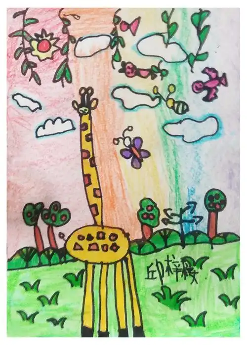 童心培训学校参加河北省绘画大赛获奖作品选——三等奖作品