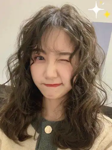 圆脸 国字脸适合的法式烫发 细软塌救星 - 胖脸|国字脸 - 发型社