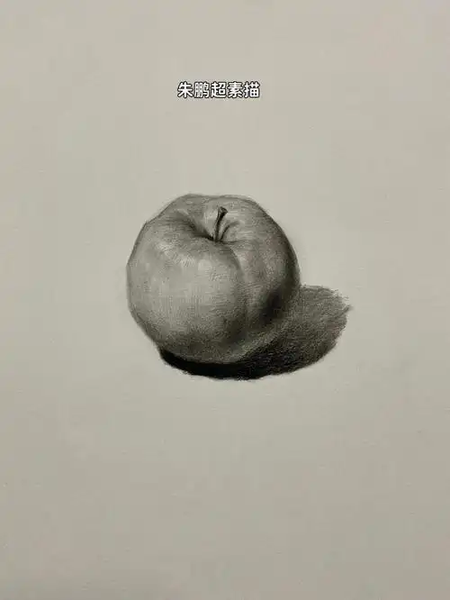 基础素描苹果画法