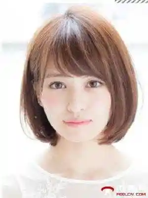 菱形脸适合的发型图片