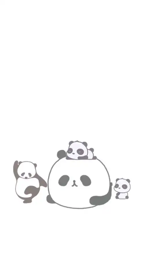 熊猫 简单 卡通壁纸 - 堆糖,美图壁纸兴趣社区