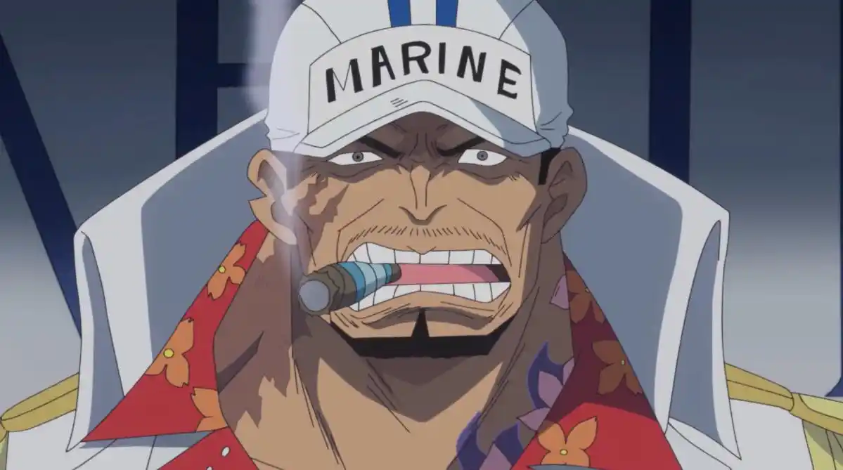 原创海贼王:赤犬脖子上的伤疤,是青雉所致还是白胡子所伤?