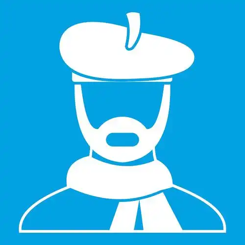 艺术家图标白图片