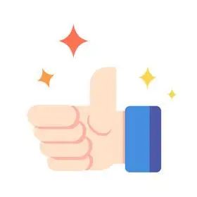 动图gif伸大拇指点赞手势动图gif扁平点赞ui图标动图gif卡通大拇指点