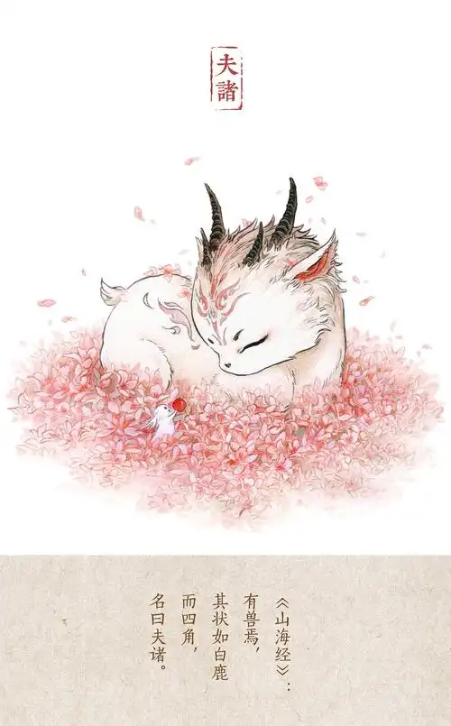 萌萌哒q版《山海经》异兽图谱,千奇百怪的山海经神兽萌图