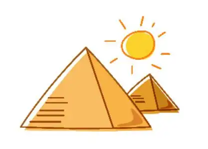 金字塔简笔画图片(7)