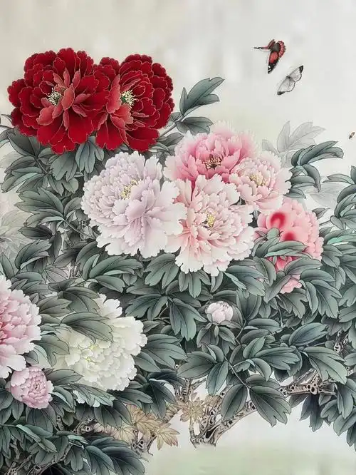 徐迎迎  #国画牡丹  #工笔牡丹定制  #工笔牡丹