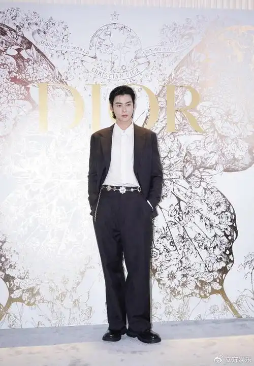 车银优穿西装身材高挑 湿发背头造型禁欲感拉满|造型|图释|有型_新浪