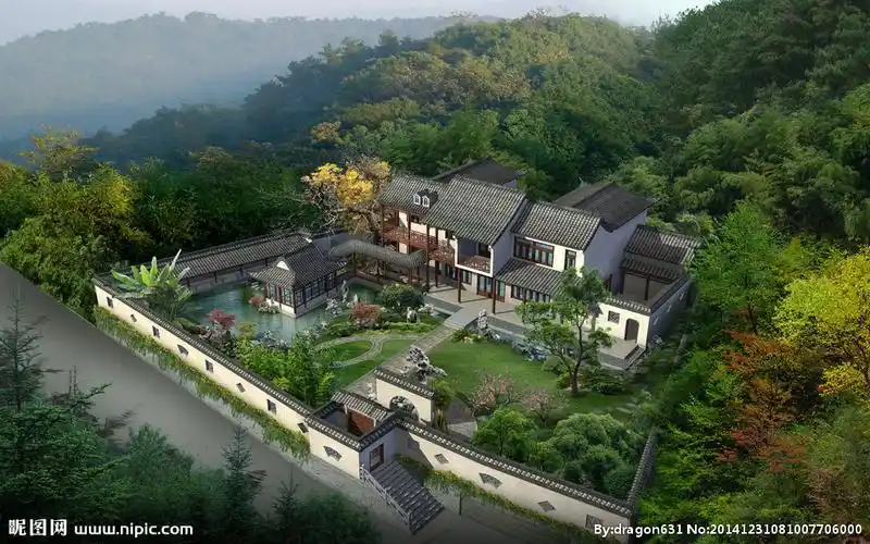 雅致庄园设计图__建筑设计_环境设计_设计图库_昵图网nipic.com
