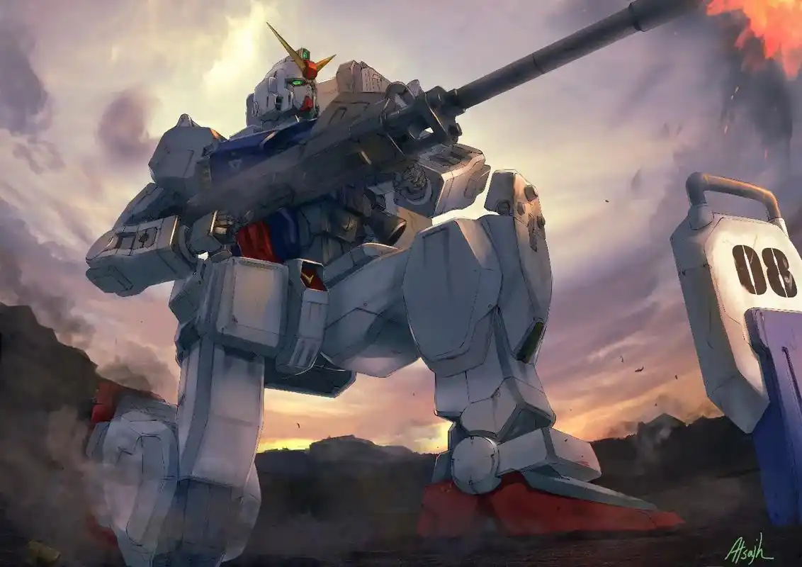 高达来一波~~~#创作灵感 #高达 #机甲 #壁纸 #壁纸潮 - 抖音