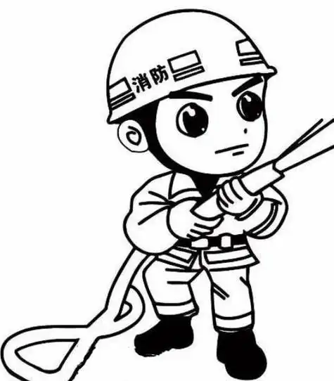 消防员简笔画消防员简笔画图片大全消防员简笔画小小消防员简笔画简笔