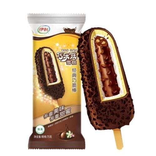 30支伊利巧乐兹巧克力双层脆皮四个圈巧脆棒巧恋冰淇淋