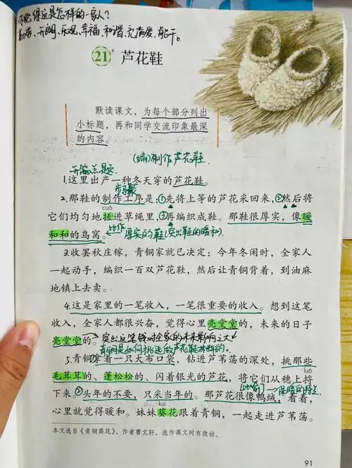 四年级下册语文芦花鞋