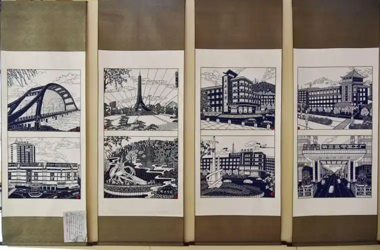 敦化剪纸艺术家高飞"剪出"传统文化和家乡美景