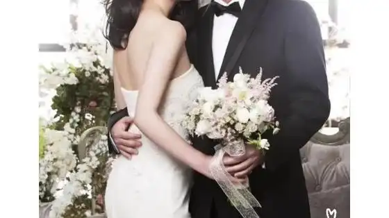 陈建斌蒋勤勤婚纱照