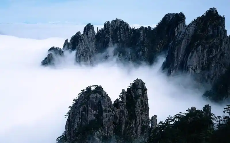 壁纸 有如仙境的群山美景 1920x1200 hd 高清壁纸, 图片, 照片