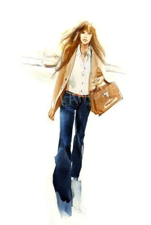 休闲女装设计图