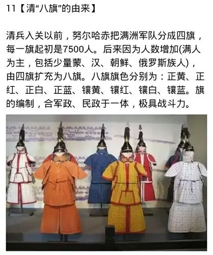 清朝～ 八旗～ 由来