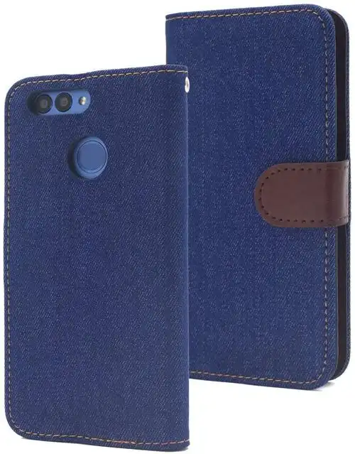 plata 牛仔款翻盖支架式手机壳 *蓝 3.aquos zeta sh-03g