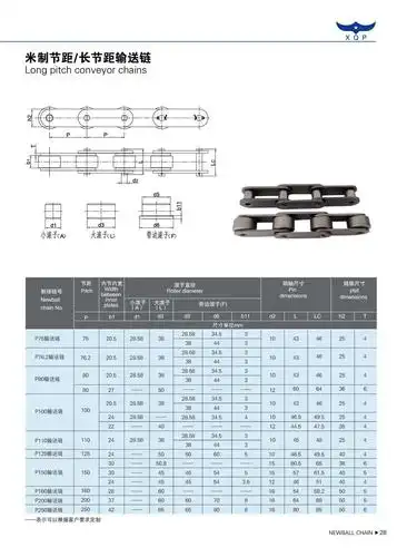 米制节距输送链-输送链条-链条,链条厂家,苏州市新球输送链条制造有限