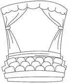 环球剧院简笔画